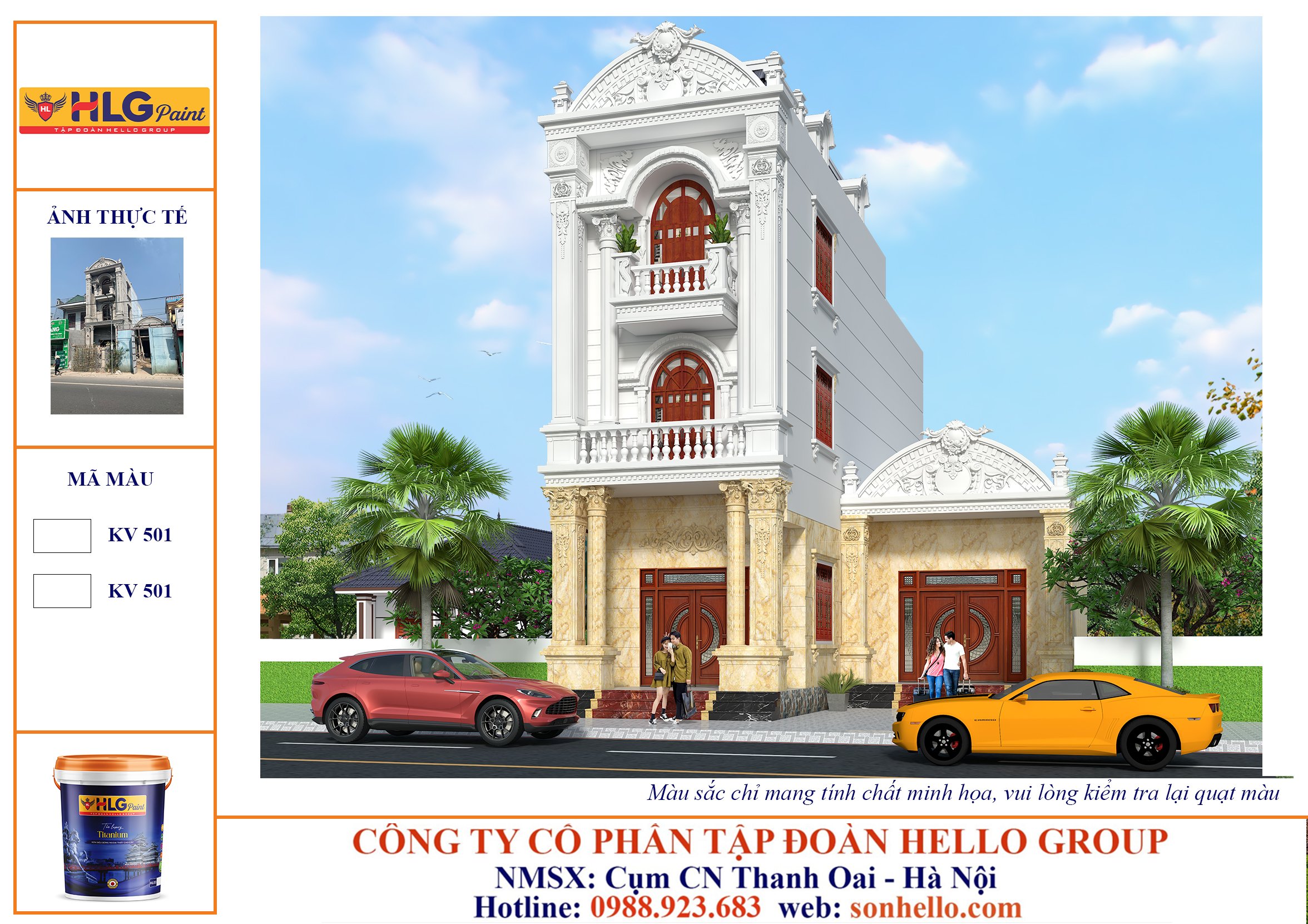 sơn HLG - chất lượng khẳng định đẳng cấp